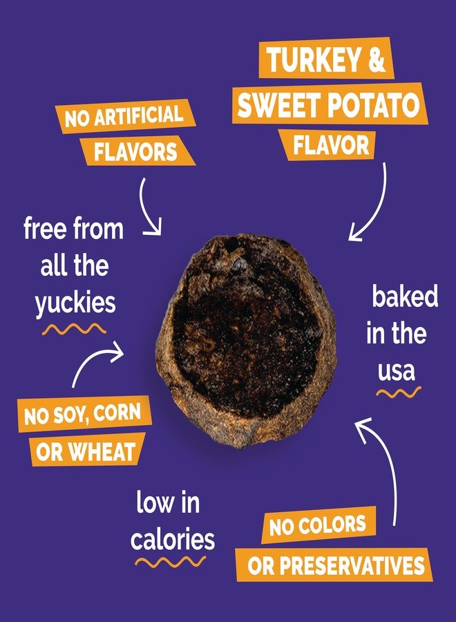 Fruitables Whole Jerky Bites, Healthy Dog Treats, Puppy Essentials, Jerky Dog Treats, Made in the USA, No Artificial Ingredients, Turkey & Sweet Potato Flavor, 5oz - Image 5